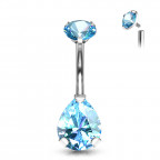 Piercing do pupku kvapka - TITAN