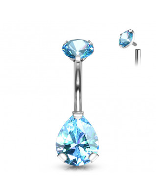 Piercing do pupku kvapka - TITAN