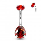 Piercing do pupku kvapka - TITAN