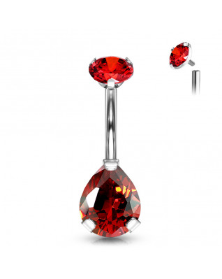 Piercing do pupku kvapka - TITAN