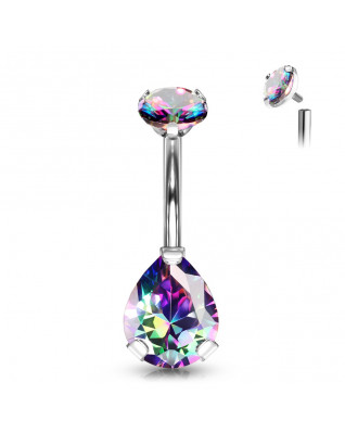 Piercing do pupku kvapka - TITAN