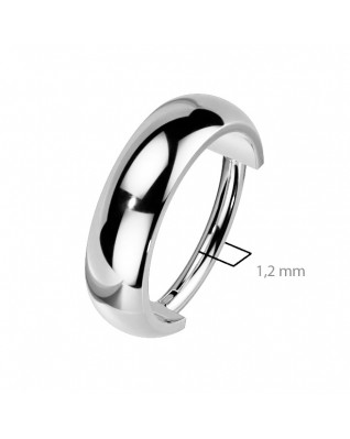 Segment kruh - helix / cartilage / tragus piercing TITAN