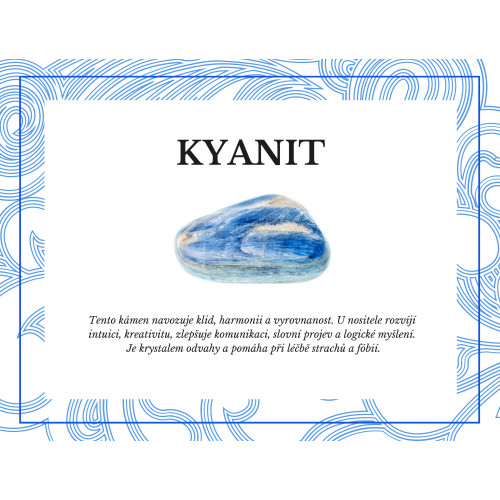 Dámsky strieborný s kyanitom