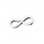Oceľový prívesok korálik - nekonečno