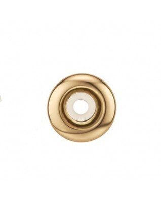 Pozlátený oceľový stopper /poistka na náramok 10 mm