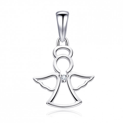Strieborný prívesok anjelik