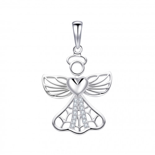 Strieborný prívesok anjelik