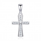 Strieborný prívesok krížik