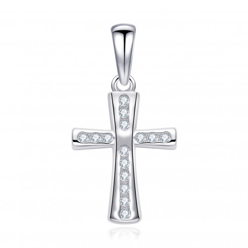 Strieborný prívesok krížik