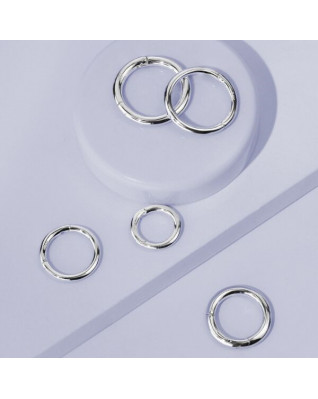 Zlatý piercing - segment kruh, Au 585/1000