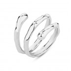 Trojitý strieborný prsteň