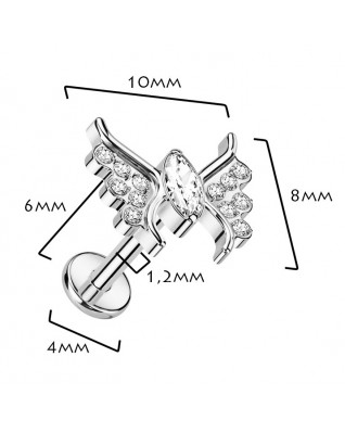 Piercing do brady - labreta TITAN
