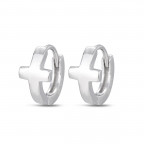 Strieborné náušnice s krížikmi