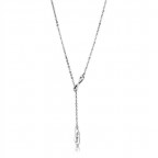 Oceľový náhrdelník - ležatá osmička - nekonečno