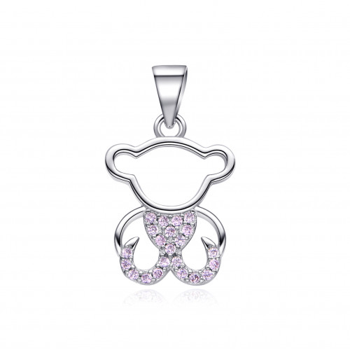 Strieborný prívesok medvedík