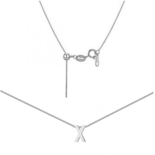 Ocelový náhrdelník PÍSMENO