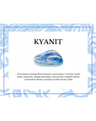 Strieborný prsteň s Kyanitom