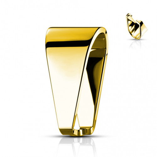 Oceľový záves - šlupna pozlátená 3 x 7 mm