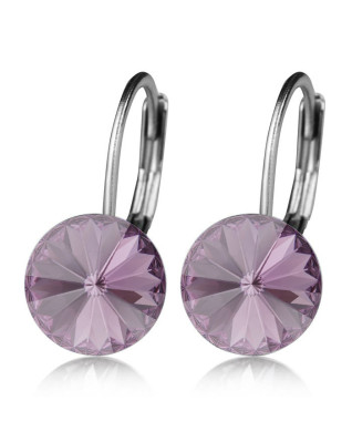 Oceľové náušnice s kryštálmi Swarovski® IRIS