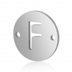 Oceľový komponent - iniciál F
