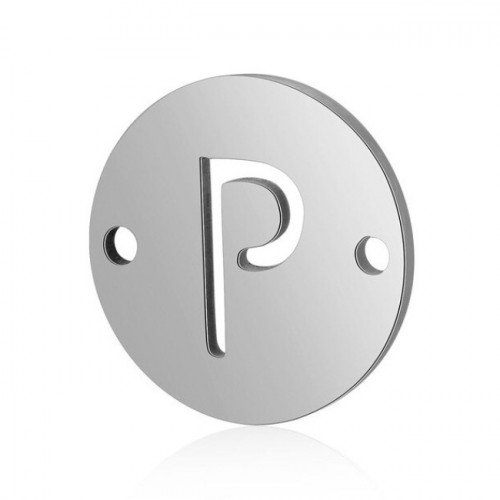 Oceľový komponent - iniciálka P