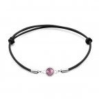 Strieborný náramok s Crystals from Swarovski® Light Amethyst