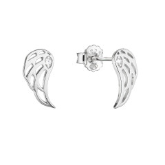 Strieborné náušnice krídla