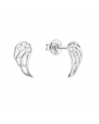 Strieborné náušnice krídla