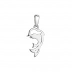 Strieborný prívesok delfín