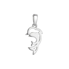 Strieborný prívesok delfín