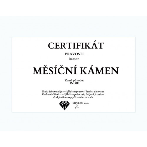 Dámsky strieborný náramok mesačný kameň