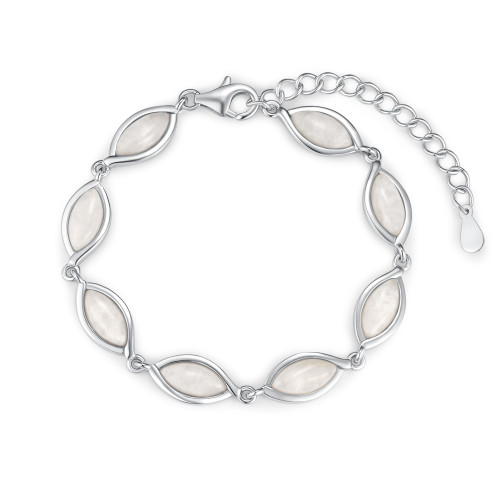 Dámsky strieborný náramok mesačný kameň