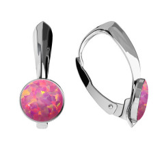 Strieborné opálové náušnice