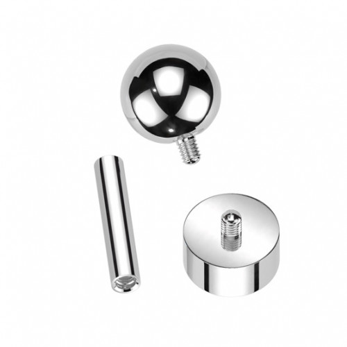 Cartilage piercing TITAN, 1,2 x 6 mm, farba: Vitrail Medium