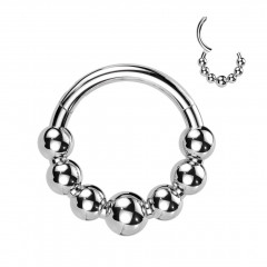 Segment kruh - helix / cartilage / tragus / septum piercing TITAN