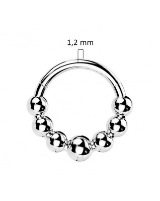 Segment kruh - helix / cartilage / tragus / septum piercing TITAN