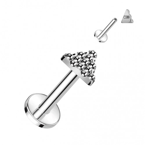 Piercing do brady - labreta TITAN, 1,2 x 8 mm