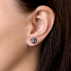 Strieborné náušnice s kryštálmi Crystals from Swarovski®, Galaxy