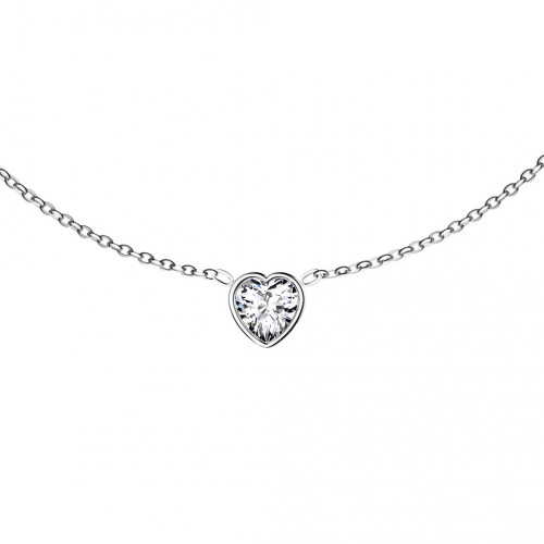 Oceľový náhrdelník srdiečko