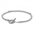 Strieborný náramok na navliekanie korálikov