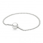 Strieborný náramok na navliekanie korálikov