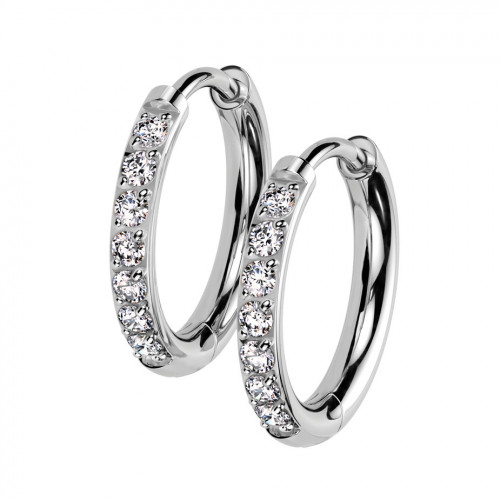 Titánové náušnice - kruhy 14 mm