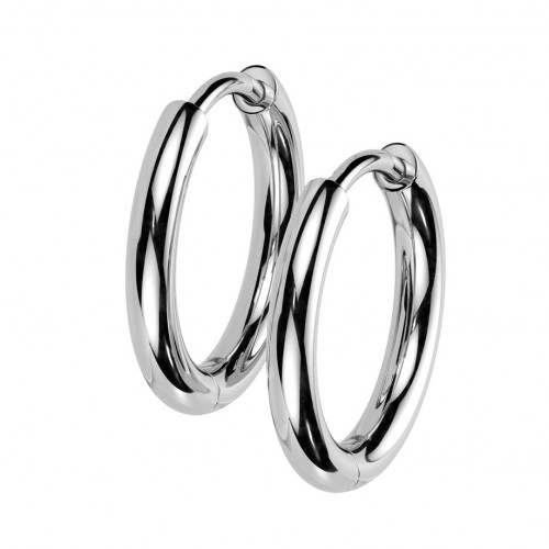 Titánové náušnice - kruhy 14 mm