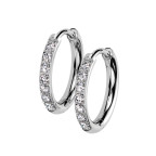 Titánové náušnice - kruhy 12 mm