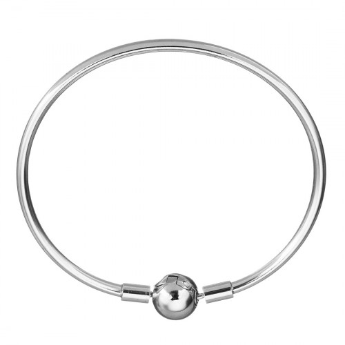 Oceľový náramok na navliekanie korálikov