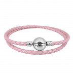 Kožený náramok na navliekanie korálikov