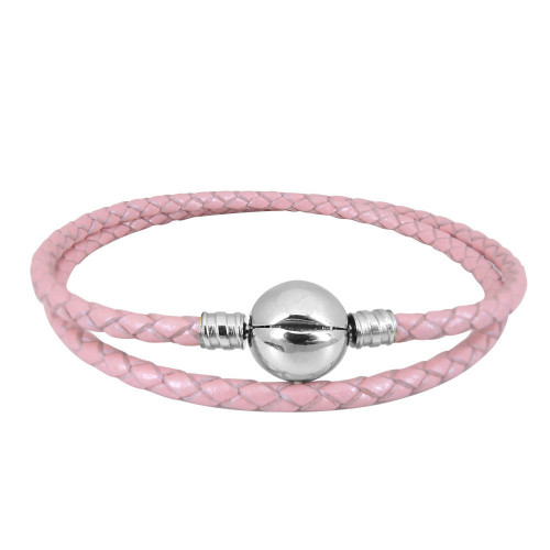 Kožený náramok na navliekanie korálikov