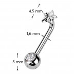 Christina piercing TITAN, hviezdička