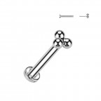 Piercing do brady - labreta titán