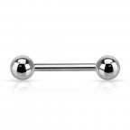 Piercing do jazyka titán, tyčka 1,2 mm